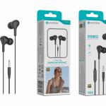 Auriculares Estéreo com Microfone Novoteck E-037 – Conexão 3.5mm, Áudio Hi-Fi