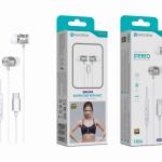Auriculares Estéreo com Microfone Branco E - 041 – Conexão USB - C, Áudio Hi - Fi