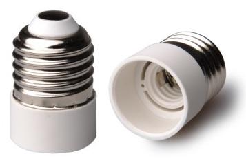 Suporte Adaptador Lampada E27 - E14