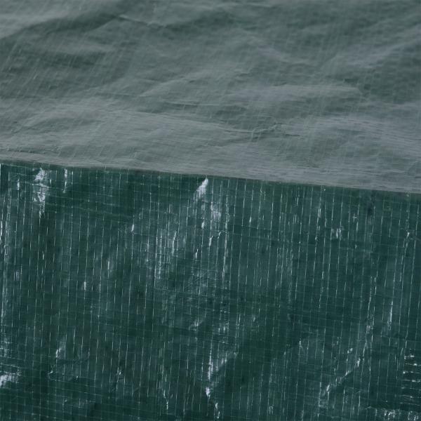 Capa Protetora para Móveis Retangular Cobertura de Móveis para Jardim Impermeável para Terraço Varanda 235x190x90 cm Verde