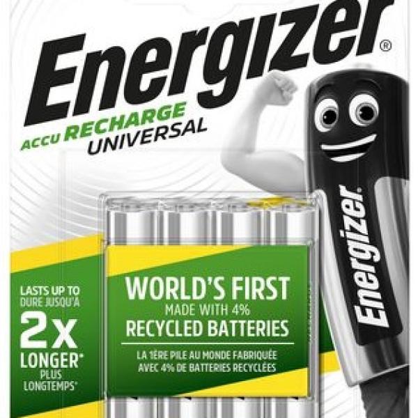 Blister 4x Pilhas Recarregáveis AAA 500mAh HR03 1,2V - ENERGIZER