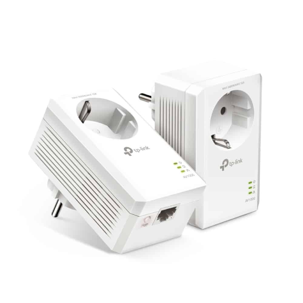 Adaptador Powerline TPLink TL - PA7017P KIT AV1000 1000Mbps Alcance 300m Pack de 2 — Recondicionado
