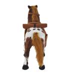 Cavalo de Brinquedo para Crianças acima de 3 Anos com Sons Realistas 85x28x60 cm Marrom