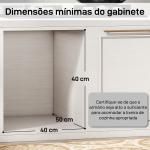 Balde de Lixo Embitido com 2 Recipientes Removíveis para Reciclagem Capacidade Total 30L (15Lx2) 48x34,3x35,1 cm Cinzento Claro