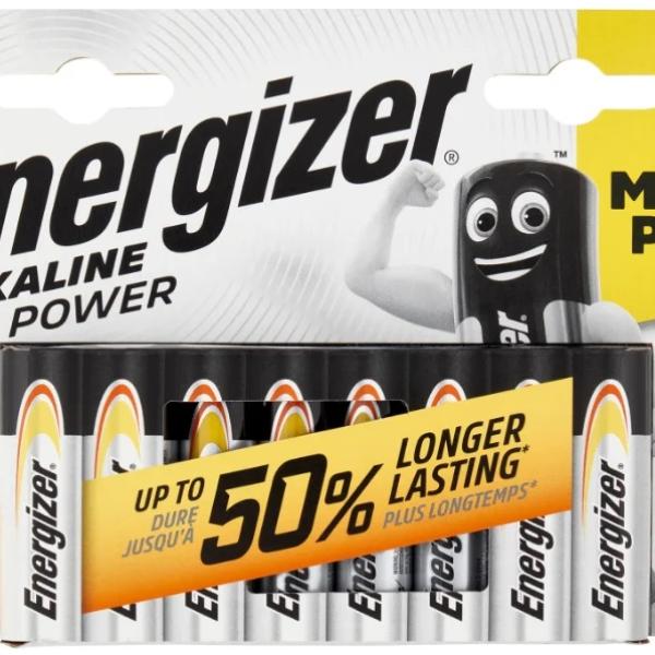Blister 8x Pilhas Alcalinas Alkaline Power LR6/AA 1.5V - ENERGIZER