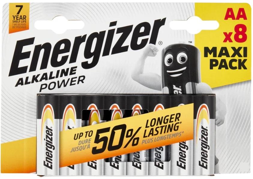 Blister 8x Pilhas Alcalinas Alkaline Power LR6/AA 1.5V - ENERGIZER