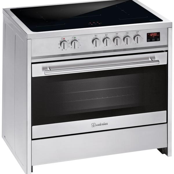 Fogão Elétrico 90 x 60 E 913 X c/ Zona de Indução (Inox) - MEIRELES