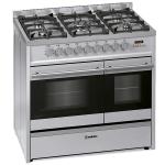 Fogão 5 Bocas / 2xFornos (Multifunções/Estático) a Gás Monza A 55+31L (Inox) - MEIRELES