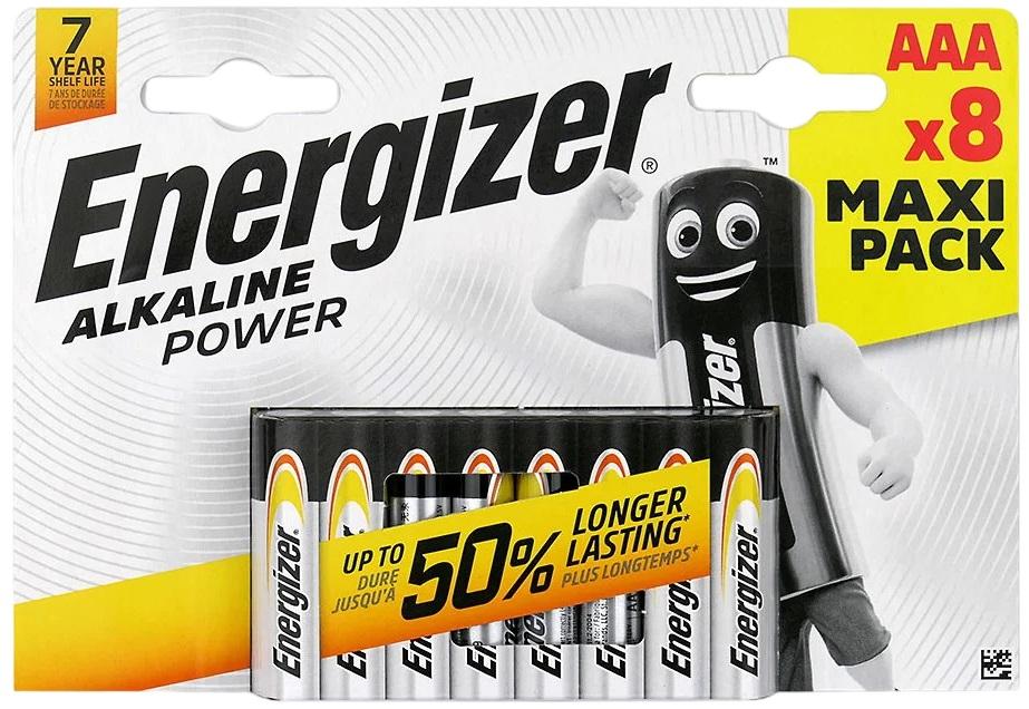 Blister 8x Pilhas Alcalinas Alkaline Power LR03/AAA 1.5V - ENERGIZER