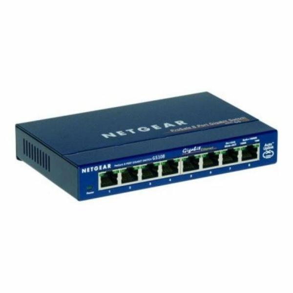 Switch de mesa Netgear GS108GE 8P Gigabit