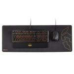 Tapete de Rato Gaming Krom Krom Knout XL Extended 90 x 35 x 0,3 cm Preto