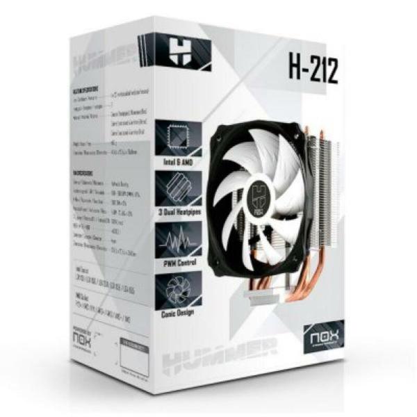 Ventilador e Dissipador Nox-Xtreme NXHUMMERH212