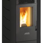 Salamandra de Pellets 9kW Easy M (Preto) - ARTEL