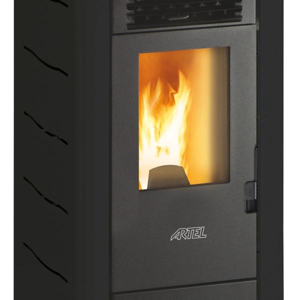 Salamandra de Pellets 9kW Easy M (Preto) - ARTEL