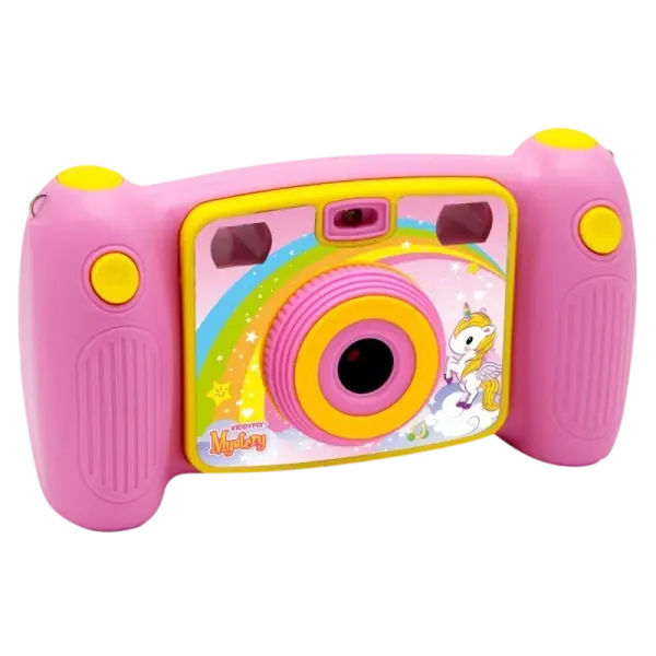 Câmara Fotográfica Mystery 5MP p/ Crianças (Rosa/Amarelo) - EASYPIX