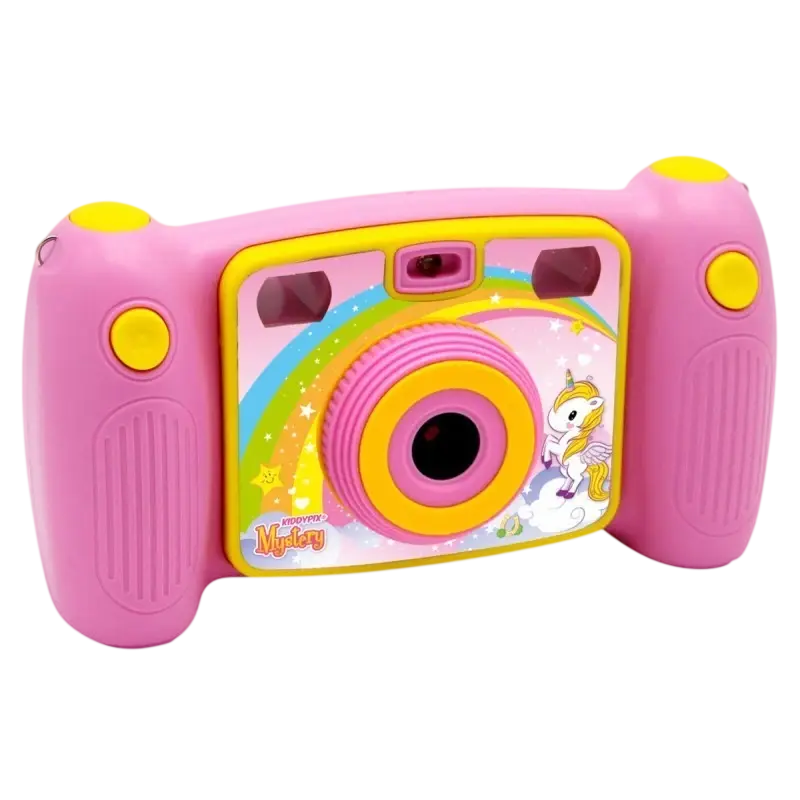 Câmara Fotográfica Mystery 5MP p/ Crianças (Rosa/Amarelo) - EASYPIX