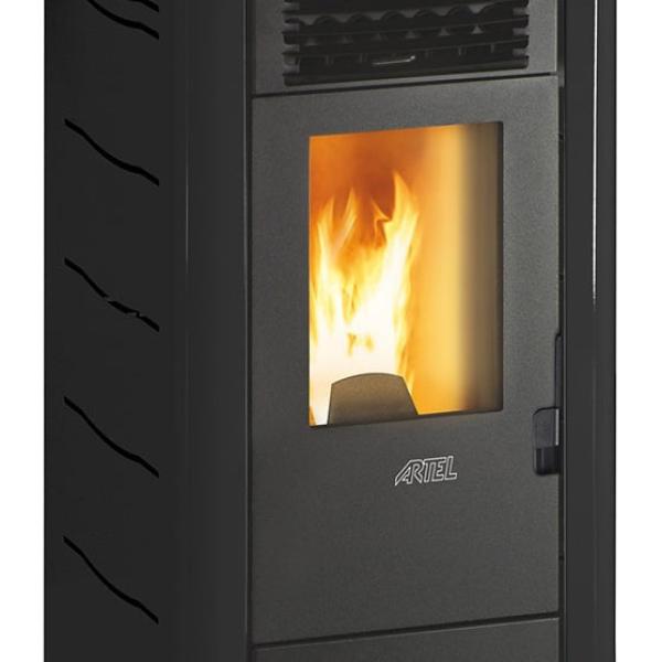 Salamandra de Pellets 7kW Easy S (Preto) - ARTEL