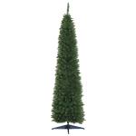 Árvore de Natal Artificial 210cm Ignífugo com 499 Pontas de Ramo PVC Decoração de Natal para Interiores Verde