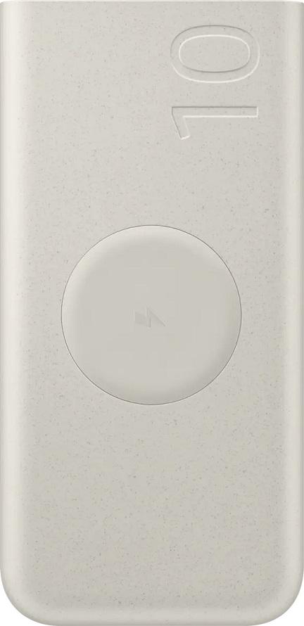 PowerBank 10000mAh c/ Carregamento s/ Fios 25W (Bege) - SAMSUNG