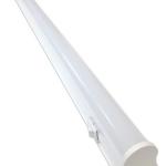 Armadura LED T5 5W 6000K 500Lm Opalina c/ Interruptor (30cm) - ELBAT