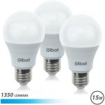 Pack 3x Lâmpadas LED A60 15W 1350LM E27 6500K - ELBAT
