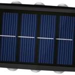 Aplique de Parede LED Solar 6000K IP65 (Preto) - ELBAT