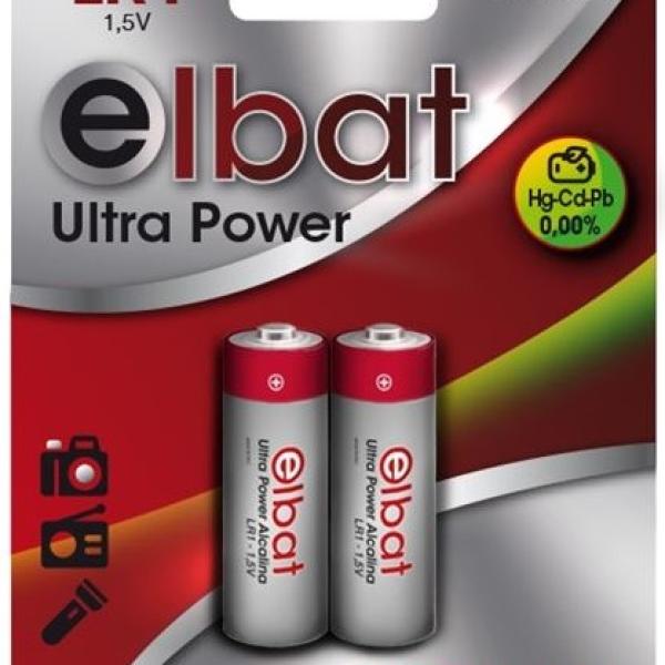 Blister 2x Pilhas Alcalinas LR1 1,5V - ELBAT