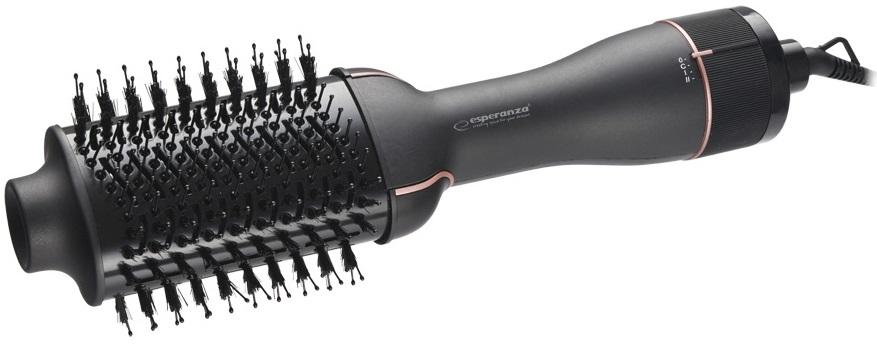 Escova Modeladora de Cabelo Ar Quente 1200W Claudia (Preto) - ESPERANZA