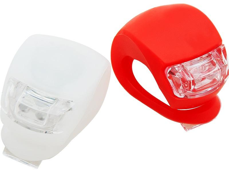 Kit Luzes Bicicleta (Frente e Trás) Flexíveis em Silicone EASY - FIT - ESPERANZA