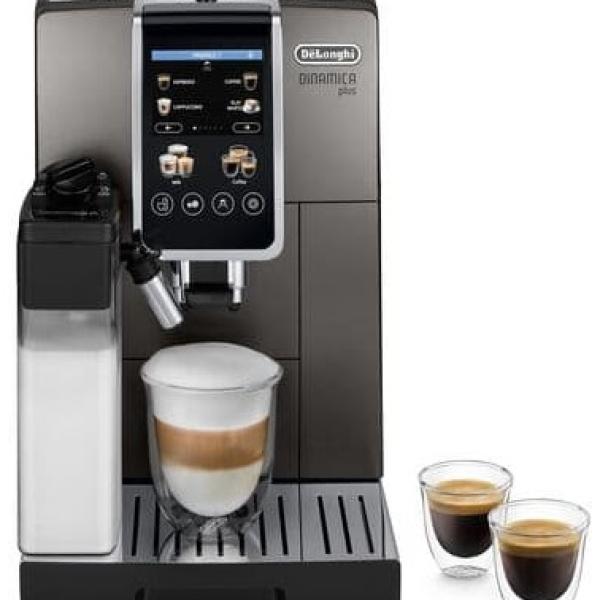 Máquina de Café Automática Dinamica Plus ECAM380.95.TB 1.8L 1450W (Preto Titânio) - DELONGHI