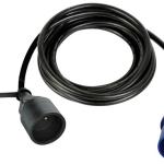 Cabo Adaptador Ficha CEE 3 Polos - Ficha Schuko Femea (3 mts)