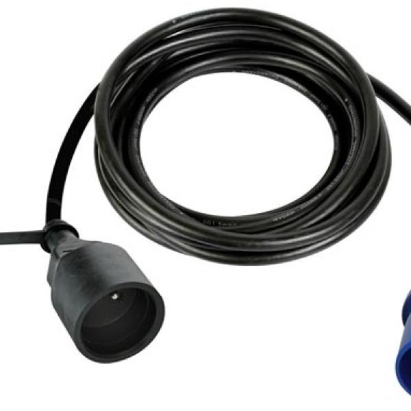 Cabo Adaptador Ficha CEE 3 Polos - Ficha Schuko Femea (3 mts)