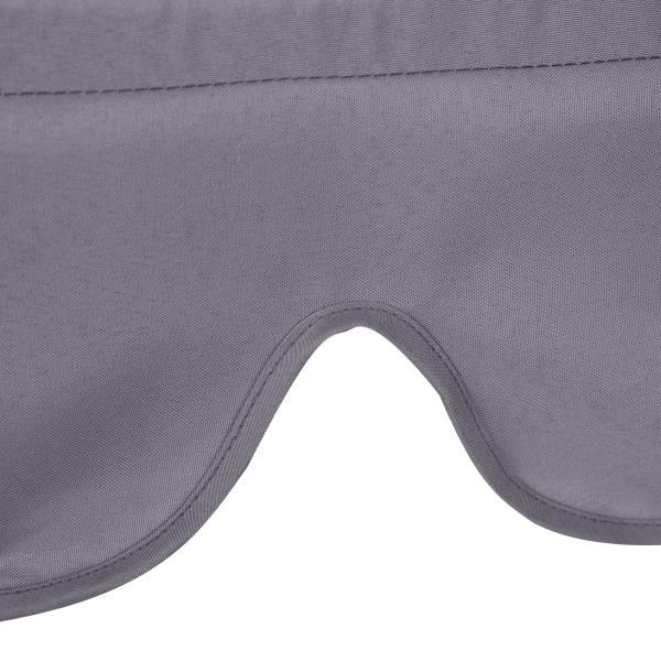 Almofada para Baloiço de 2 Peças Almofada para Baloiço de Assento e Encosto Acolchoado 130x45x5 cm Cinza