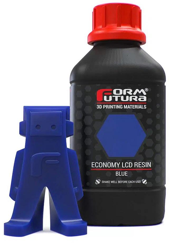 Resina p/ Impressão 3D LCD 1000ml Económica (Azul) - FORMFUTURA