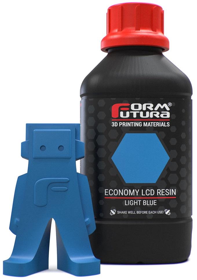 Resina p/ Impressão 3D LCD 1000ml Económica (Azul Claro) - FORMFUTURA