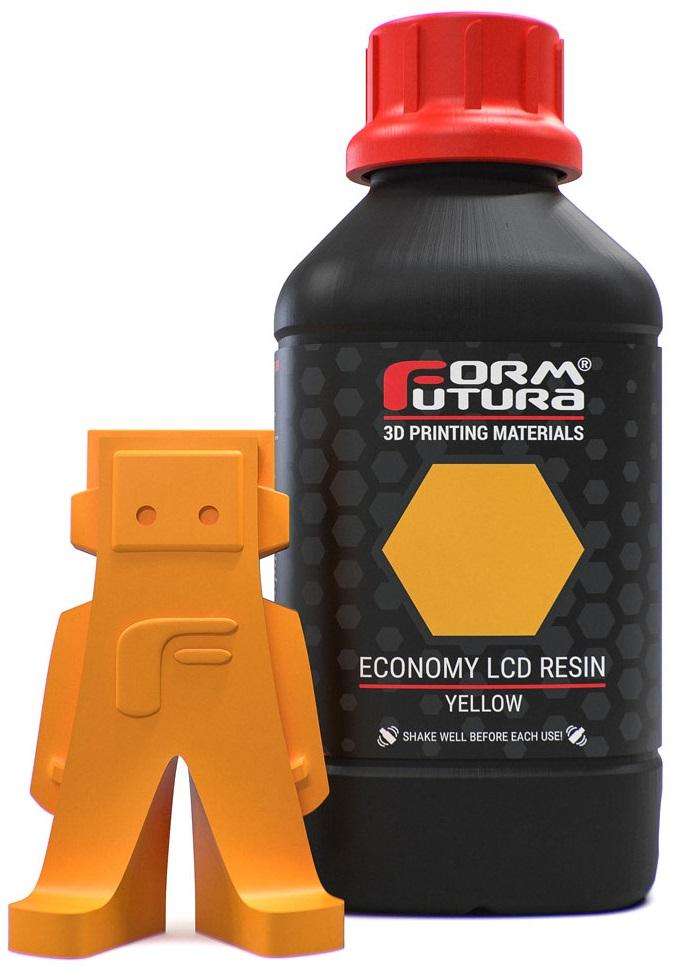 Resina p/ Impressão 3D LCD 1000ml Económica (Amarelo) - FORMFUTURA
