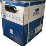 Bobine Cabo Coaxial RG5 Single Branco (300 mts) - DAXIS