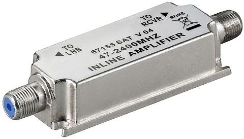 Amplificador de Linha (Satélite) 47~2450Mhz 20dB