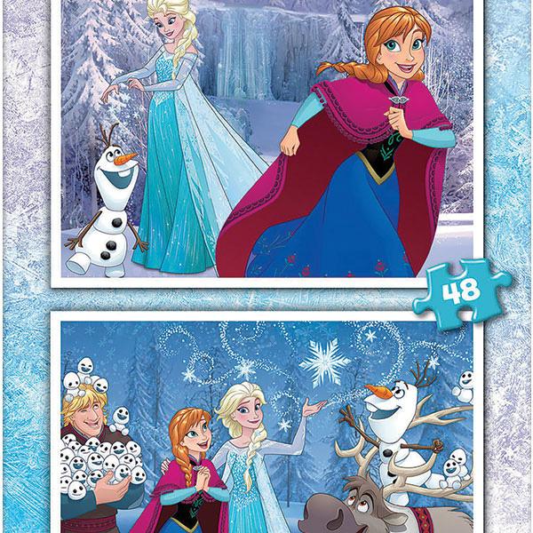 2x Puzzle 48 Frozen - EDUCA