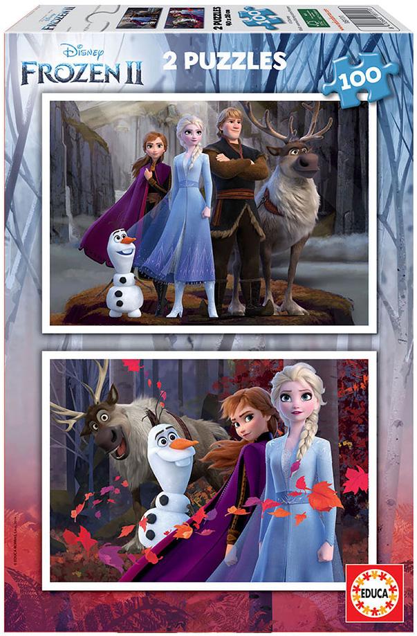 2x Puzzle 100 Frozen 2 - EDUCA