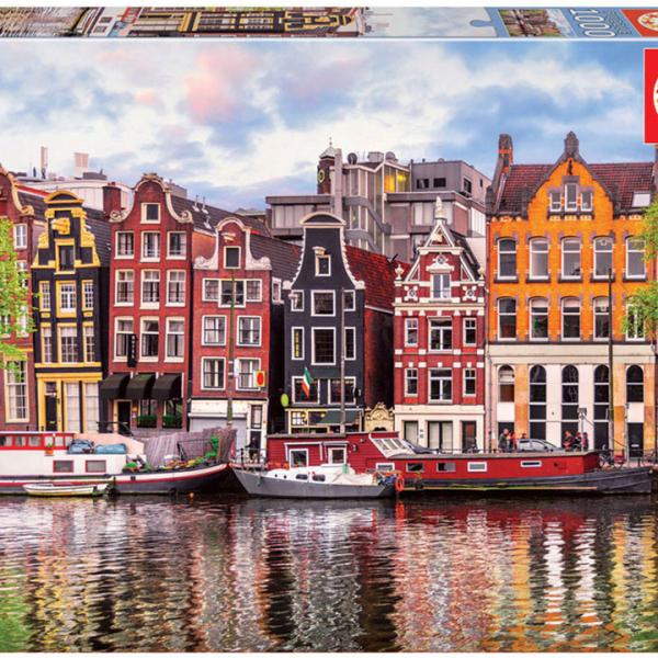 Puzzle 1000 Casas Dançantes Amsterdão - EDUCA