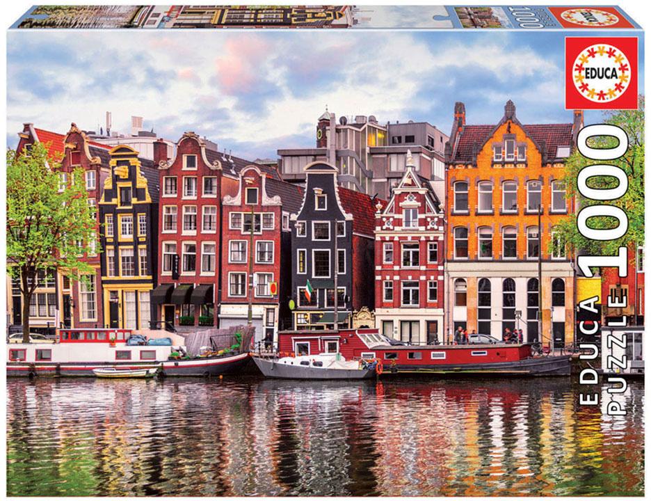 Puzzle 1000 Casas Dançantes Amsterdão - EDUCA