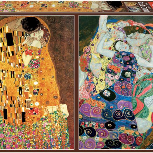 Puzzle 2X1000 Gustav Klimt - EDUCA