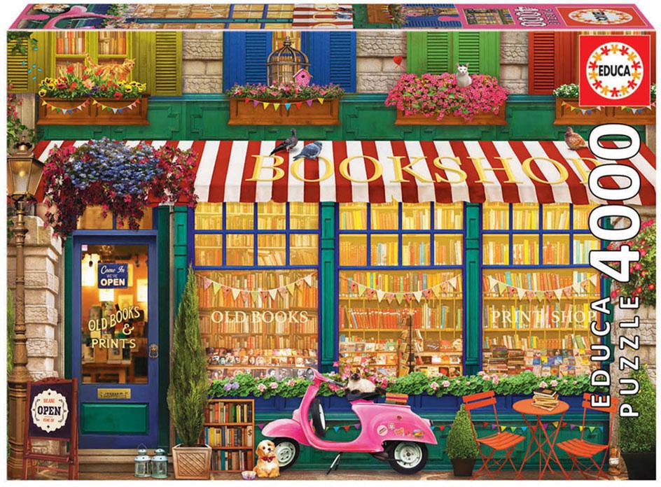 Puzzle 4000 Livraria Antiga - EDUCA