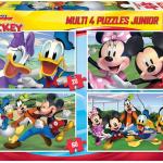 4x Puzzles Progressivos Mickey & Friends - EDUCA