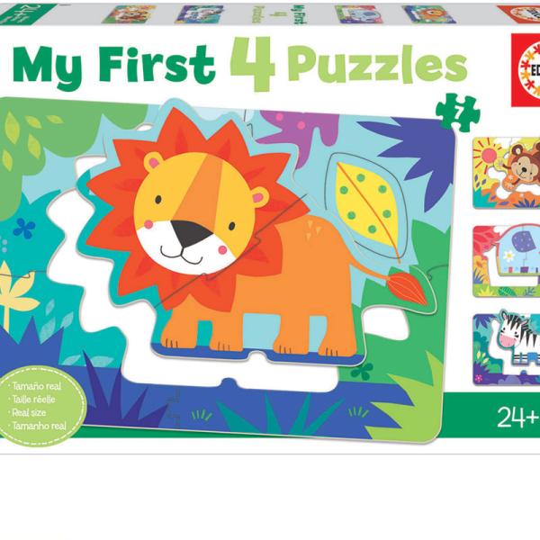 My First Puzzles Animais da Selva 5 - 6 - 7 - 8 - EDUCA