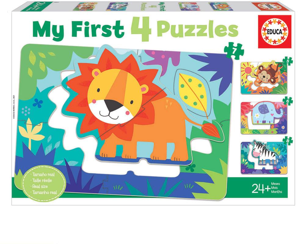 My First Puzzles Animais da Selva 5 - 6 - 7 - 8 - EDUCA