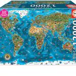 Puzzle 12000 Maravilhas do Mundo - EDUCA