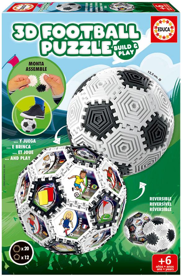 3D Football Puzzle Build & Play - EDUCA