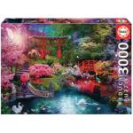 Puzzle 3000 Jardim Japonês - EDUCA